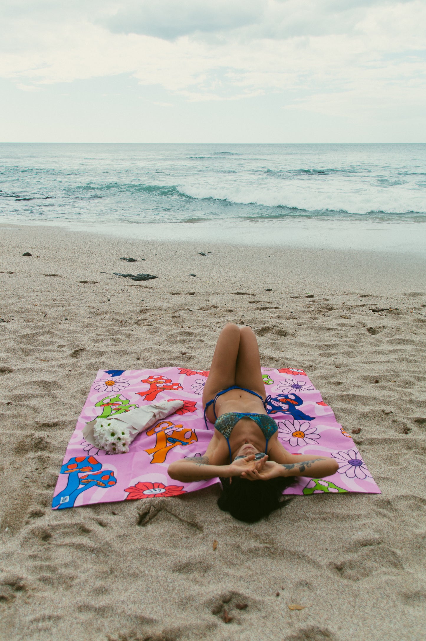 Manta para playa El Jardín