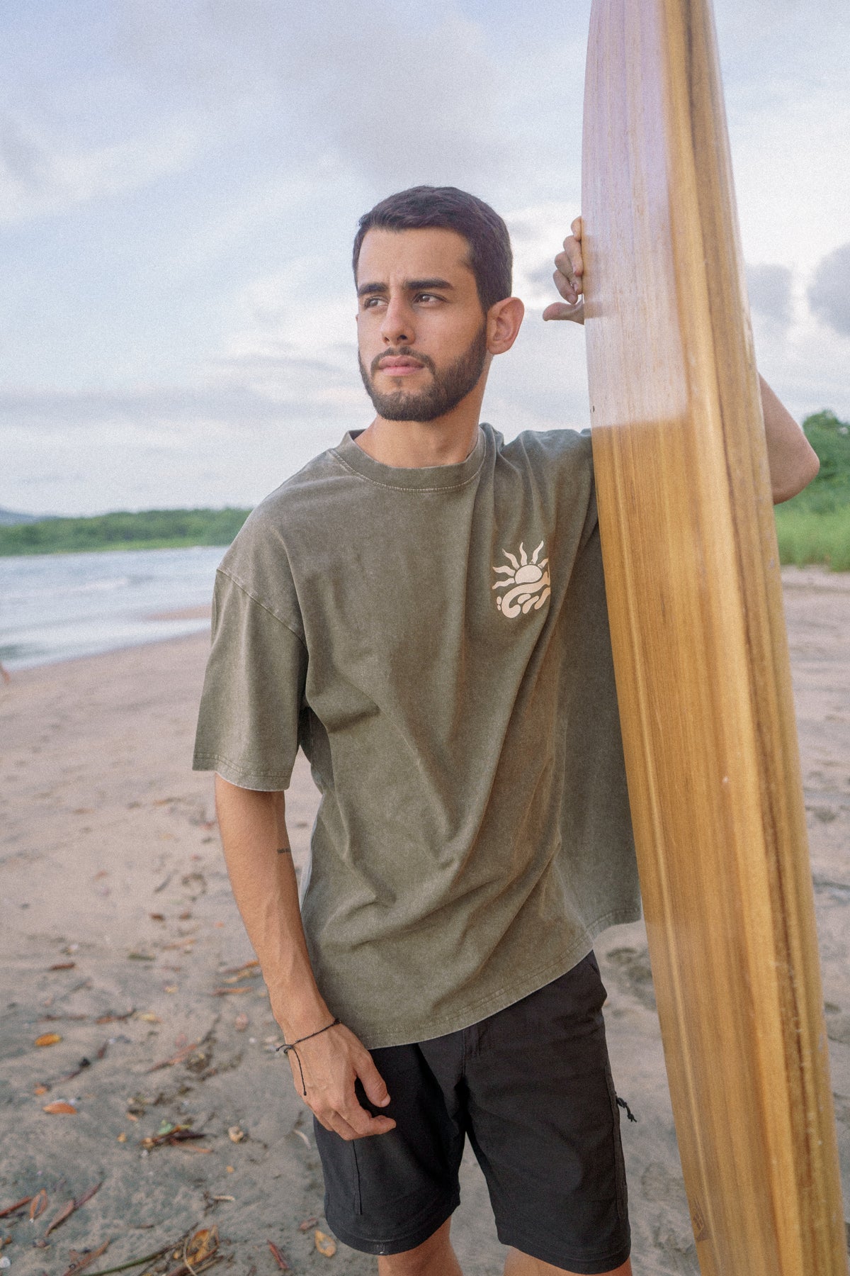 Better Waves Tee – Olive Green