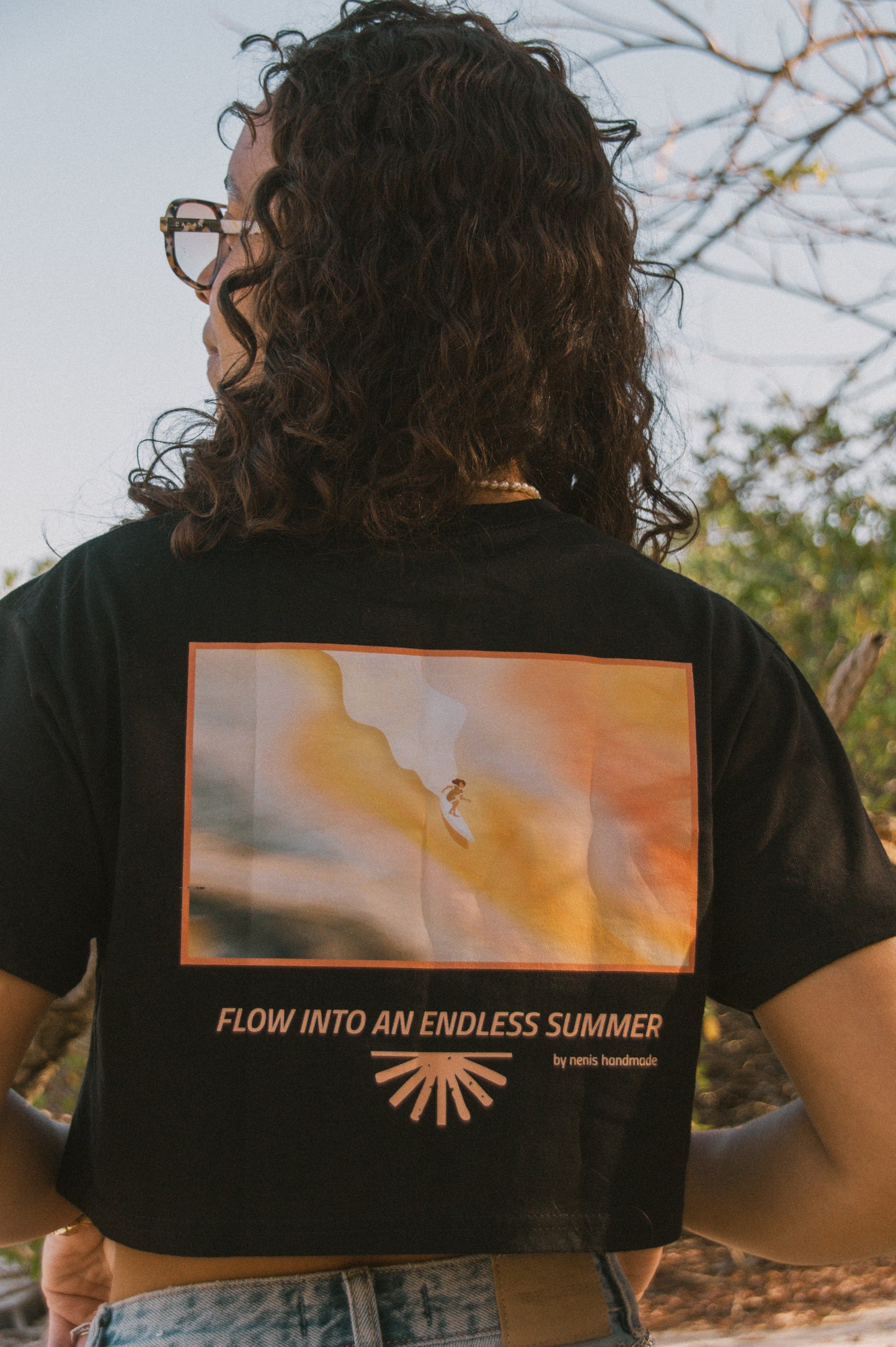 Flow Crop Top Orange