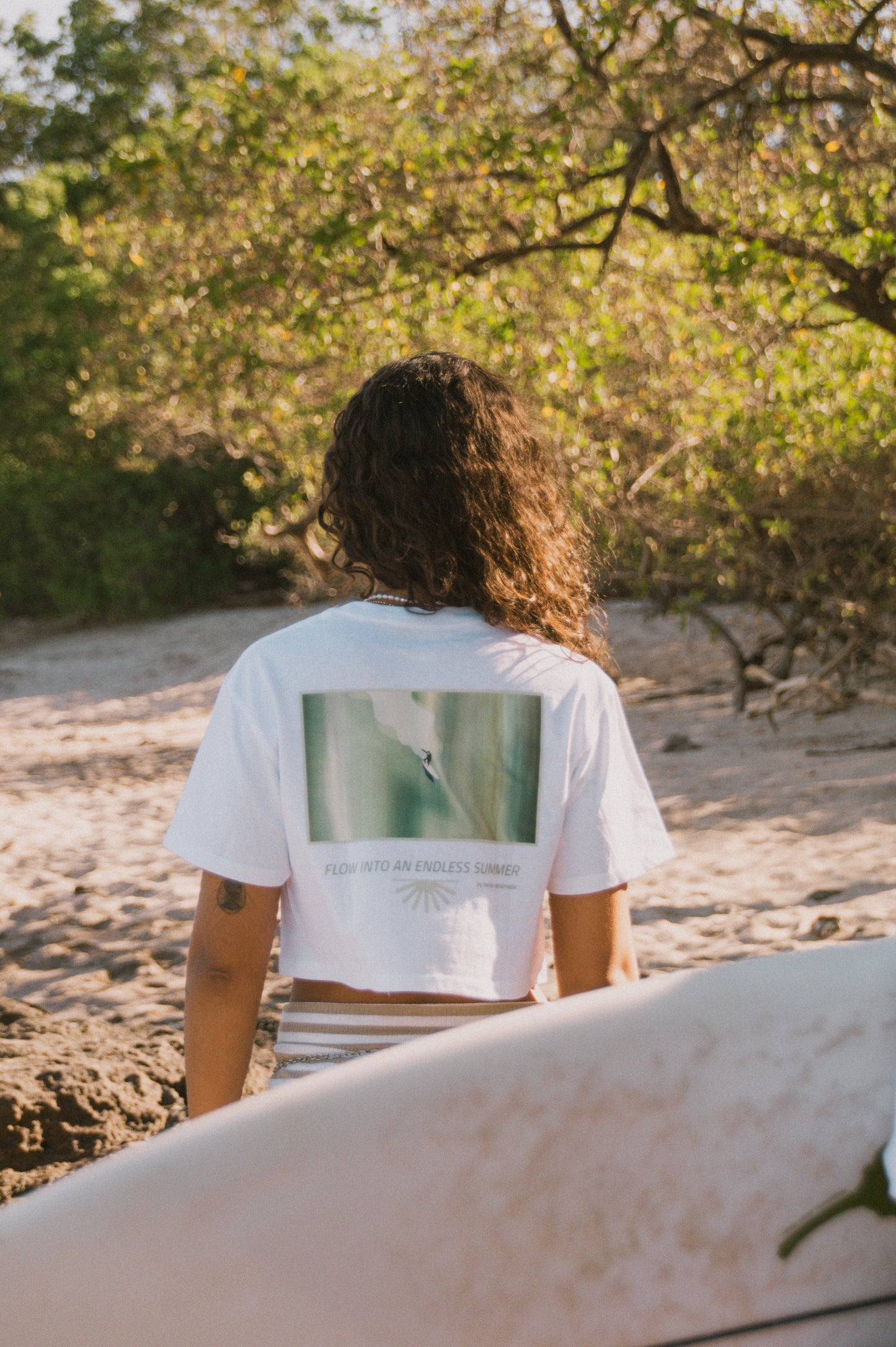 Flow Crop Top Green