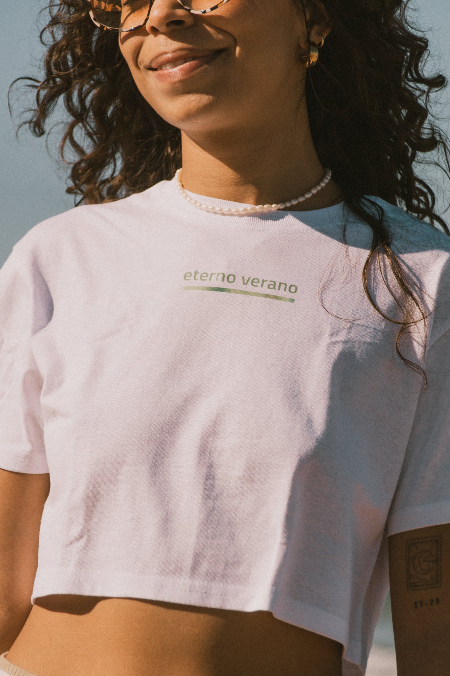 Flow Crop Top Green