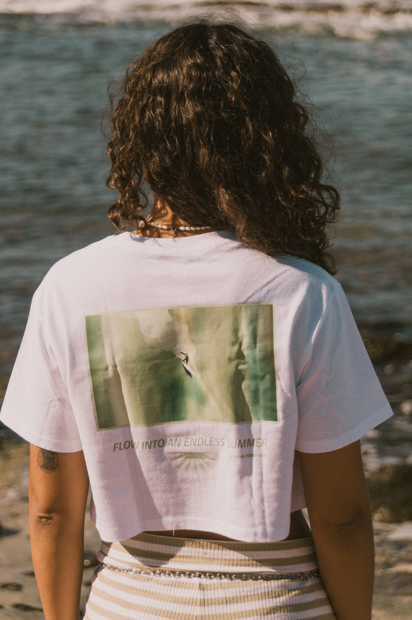 Flow Crop Top Green