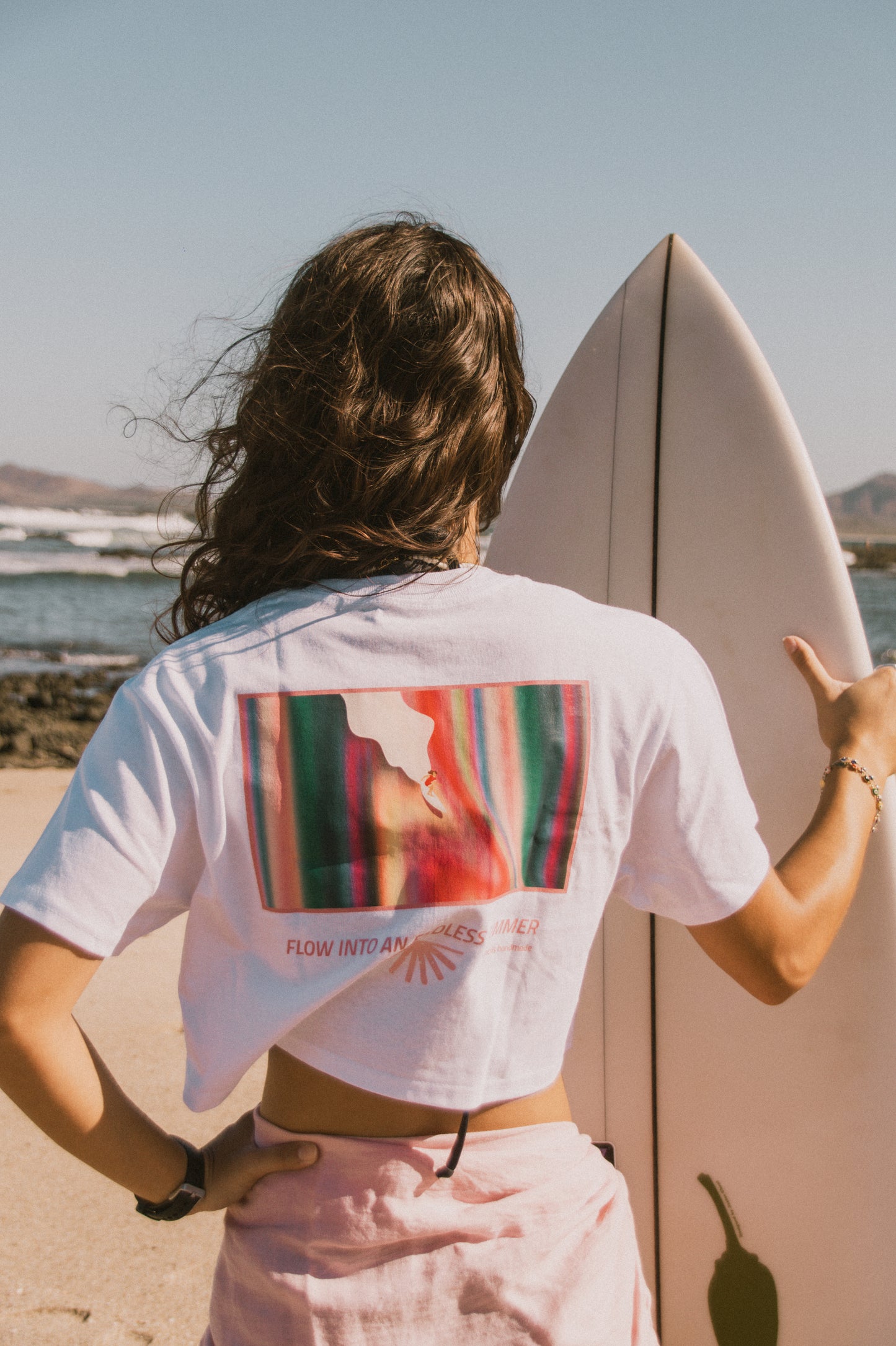 Flow Crop Top Pink