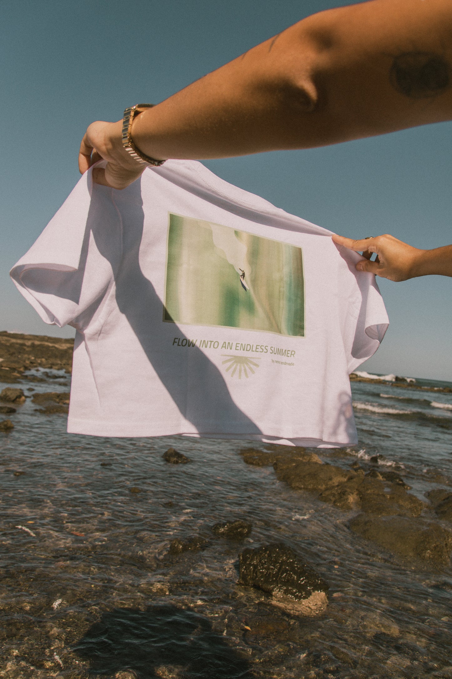 Flow Crop Top Green